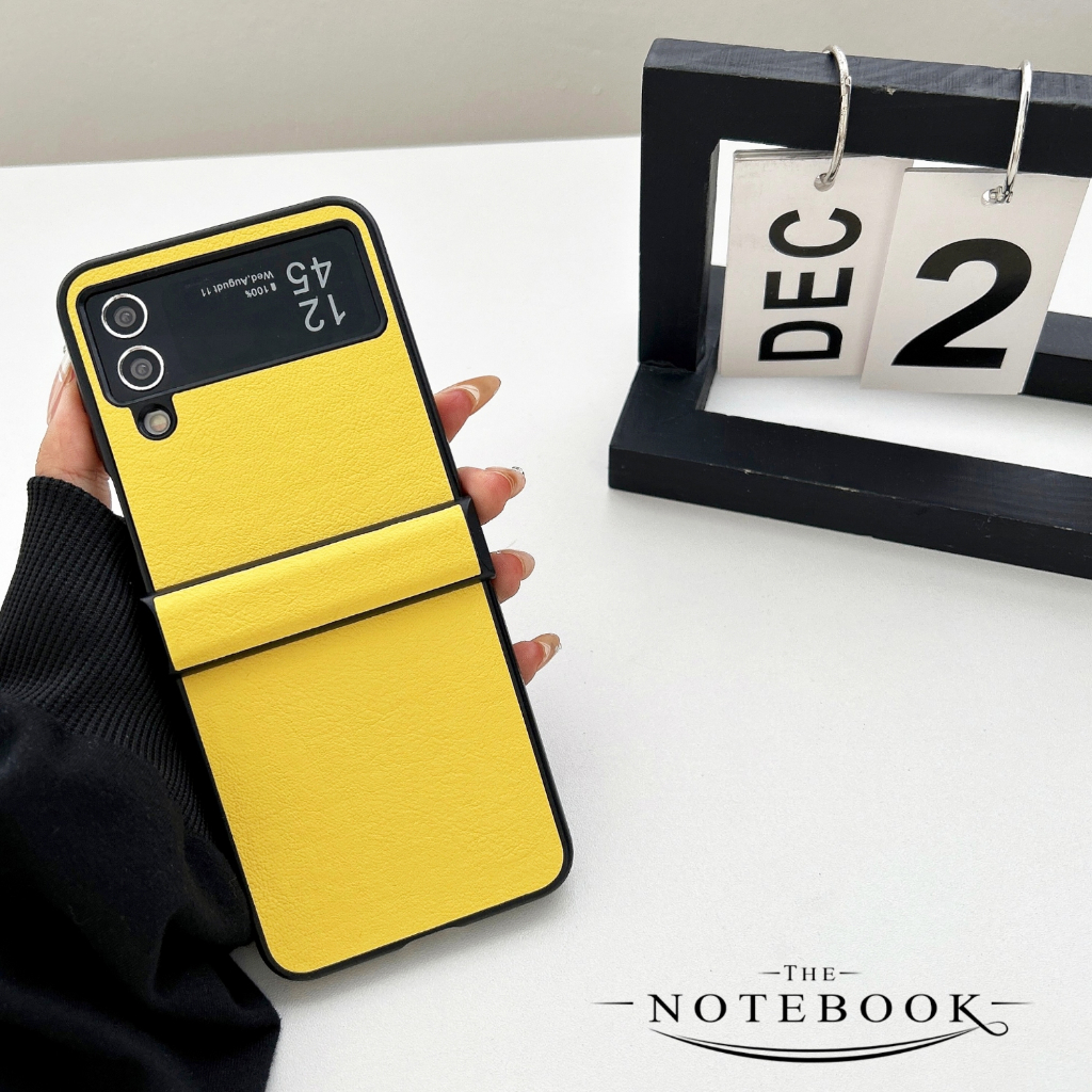 Ốp Bao Da Điện Thoại Nắp Lật Siêu Mỏng 3 Trong 1 Cho samsung galaxy z flip 5 4 3 flip5 flip4 flip3