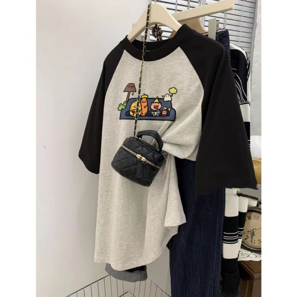 Áo Thun 100% Cotton Tay Ngắn Dáng Rộng In Chữ NB Phong Cách Thời Trang Đường Phố Mới 2022