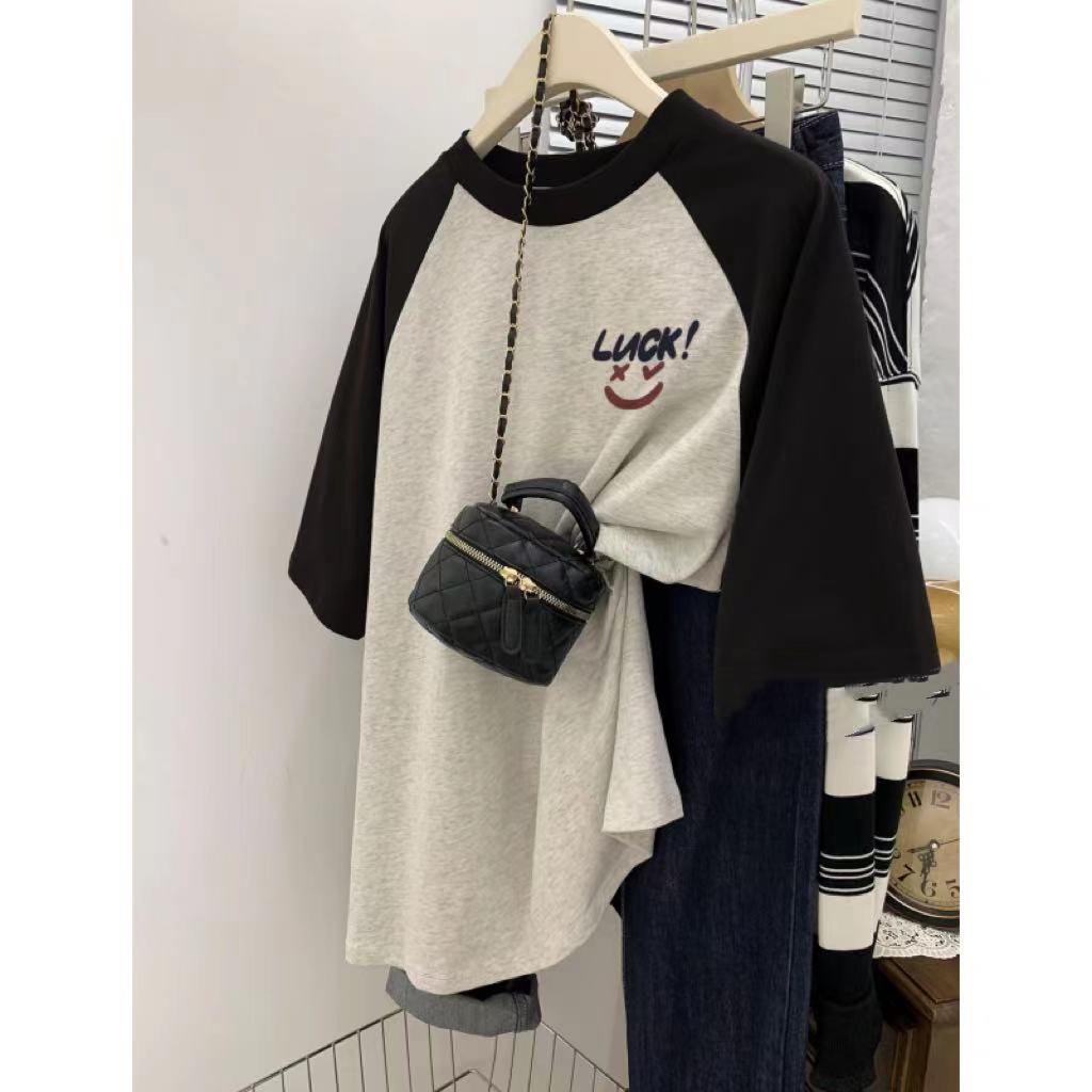 Áo Thun 100% Cotton Tay Ngắn Dáng Rộng In Chữ NB Phong Cách Thời Trang Đường Phố Mới 2022