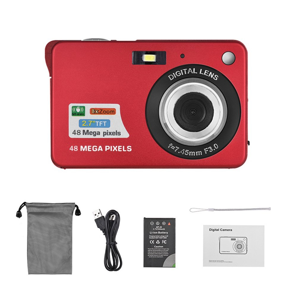 Máy Ảnh Kỹ Thuật Số 48 Mp 720p 8x zoom hd 2.7 Inches Màn Hình lcd Chống Lắc