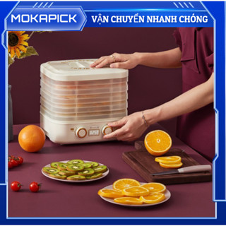 Máy sấy hoa quả sấy khô máy sấy thực phẩm gia đình thịt trái cây và thực phẩm 5 Khay Sấy Mokapick