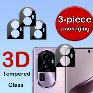Bộ 3 Miếng Dán Bảo Vệ Camera Mặt Sau Điện Thoại Cong 3D Cho OPPO Reno 10 Pro plus 5G Reno10 10Pro Proplus Pro +
