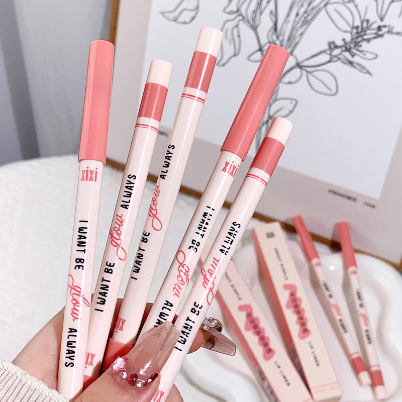 Xixi Set 4 Chì Kẻ Viền Môi Lâu Trôi Chống Thấm Nước Chất Lì Mềm Mượt D647 d647