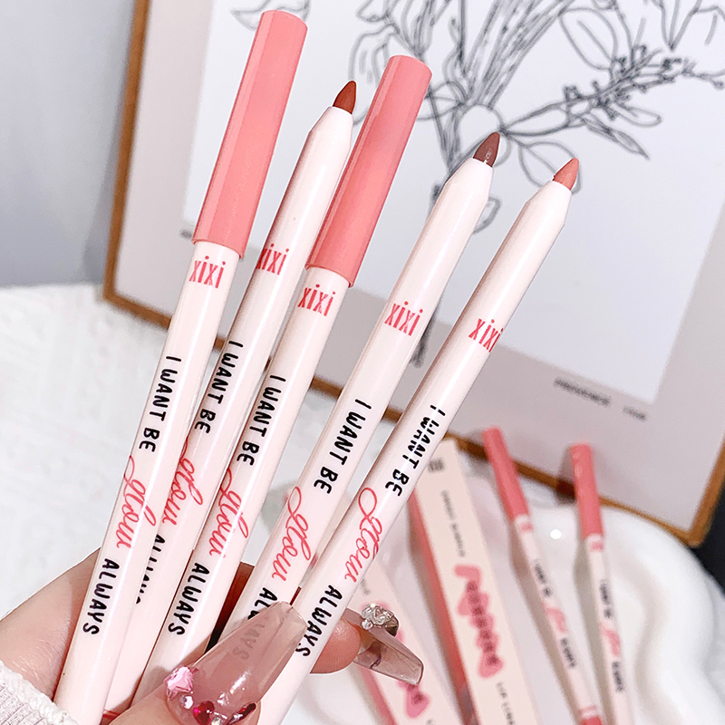 Xixi Set 4 Chì Kẻ Viền Môi Lâu Trôi Chống Thấm Nước Chất Lì Mềm Mượt D647 d647