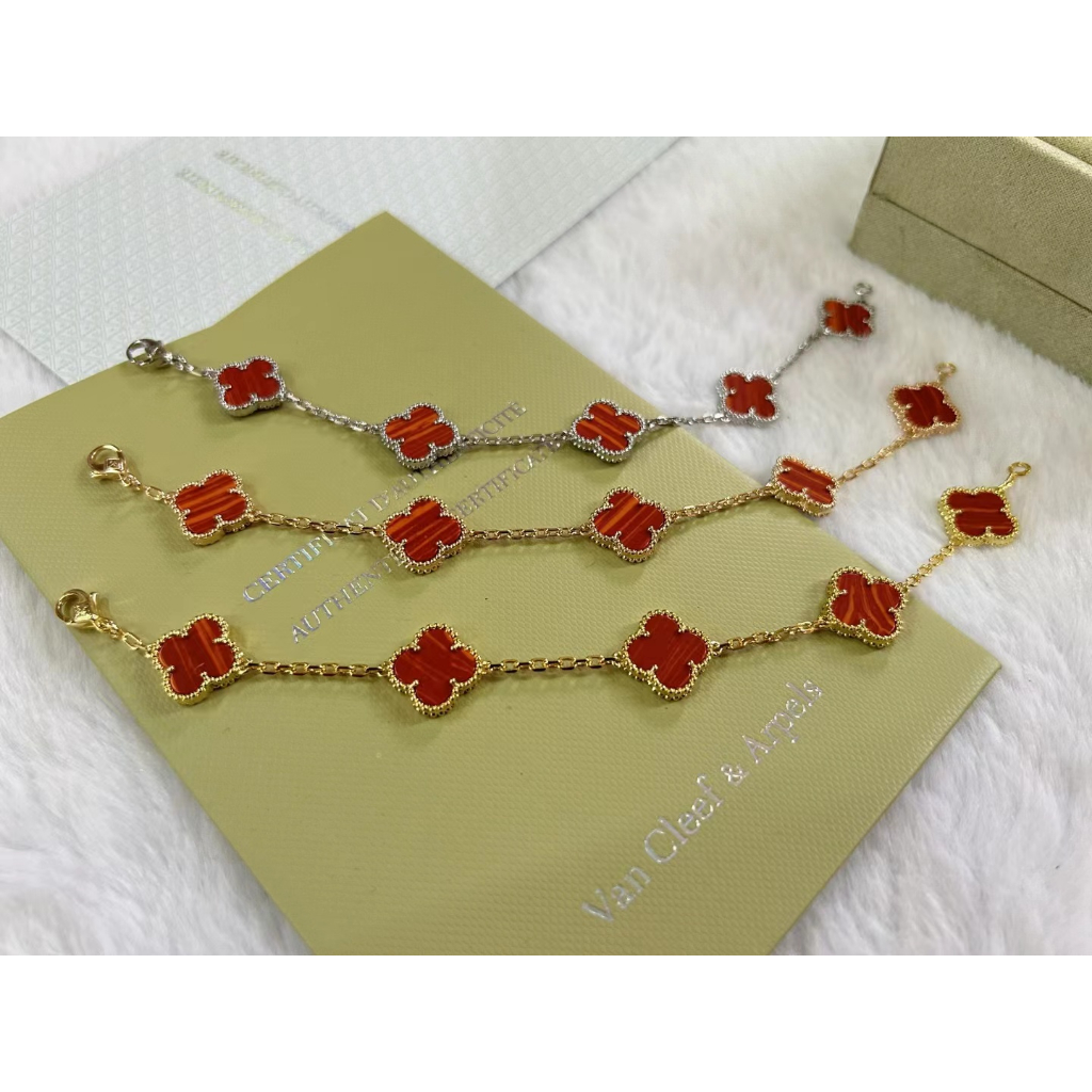 Vca van cleef & Vòng Tay Dưa Hấu Đỏ arpels