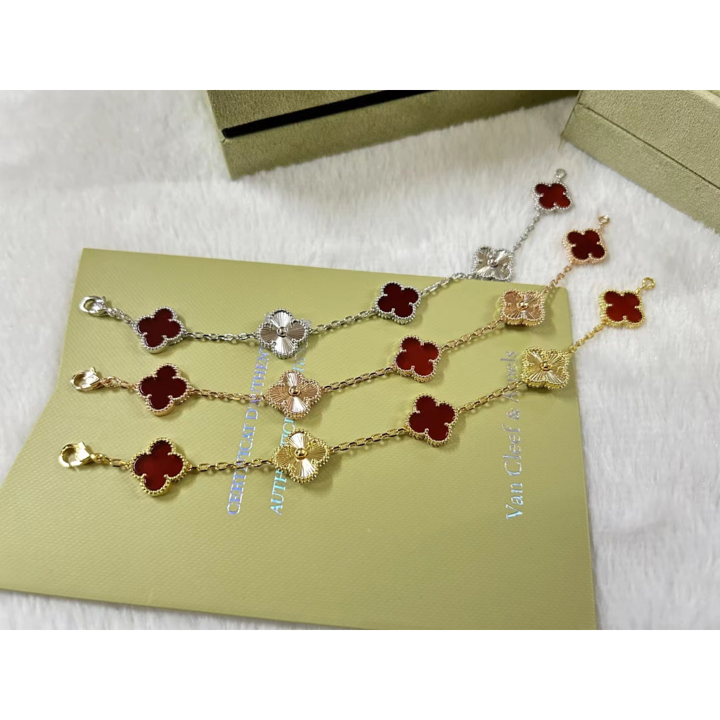Vca van cleef & Vòng Tay Dưa Hấu Đỏ arpels