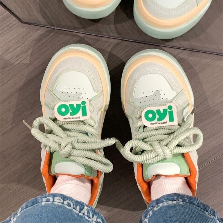 Giày Thể Thao Chống Trượt Thoáng Khí Phong Cách vintage Thời Trang Cho Nữ