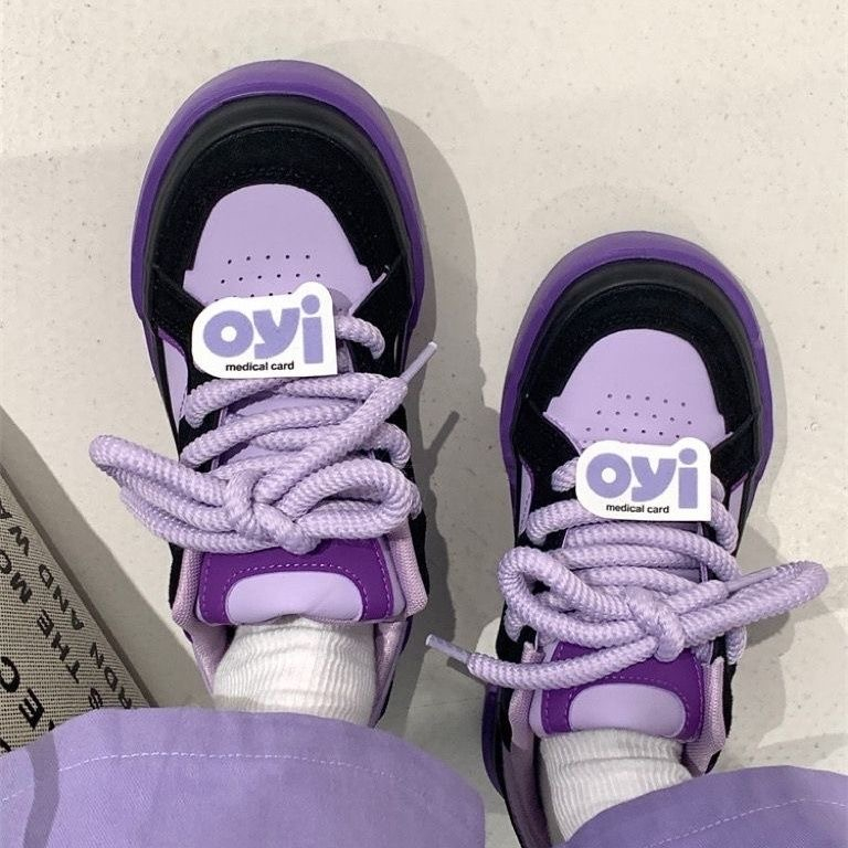 Giày Thể Thao Chống Trượt Thoáng Khí Phong Cách vintage Thời Trang Cho Nữ