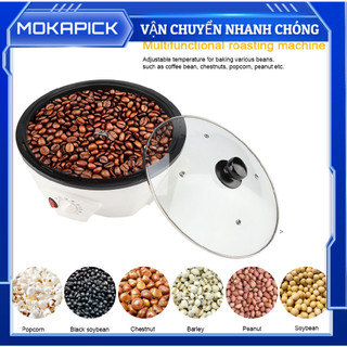 Máy rang cà phê tự động - máy rang ngũ cốc mini, có nhiều mức nhiệt độ để rang nhiều loại hạt mokapick