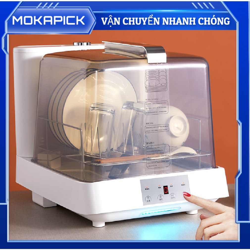 Máy rửa chén để bàn Chống rò rỉ Tích hợp bình chứa nước Nhiều chế độ di động cho căn hộ RV Mokapick