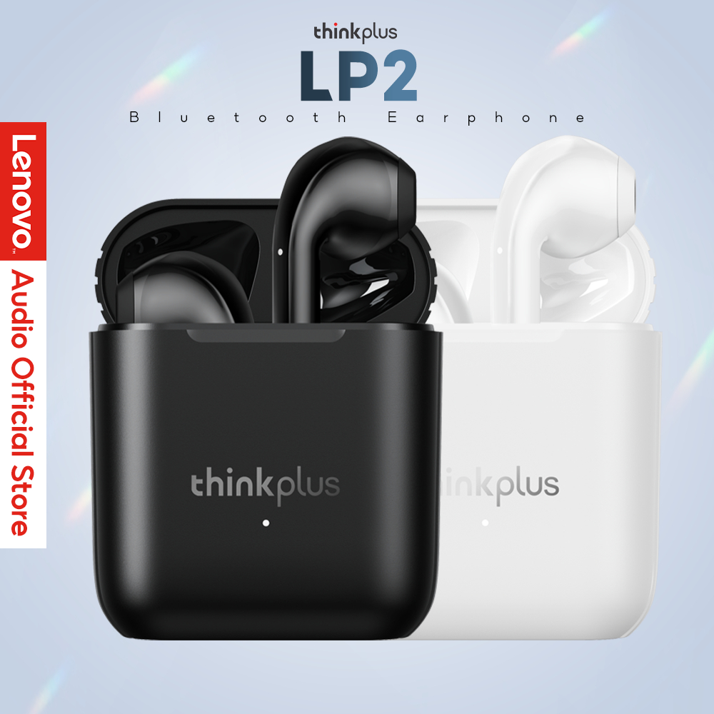 Tai Nghe Bluetooth 5.0 Không Dây Âm Thanh Nổi HD Chống Nước Ipx5 Có Mic Cho Lenovo LP2