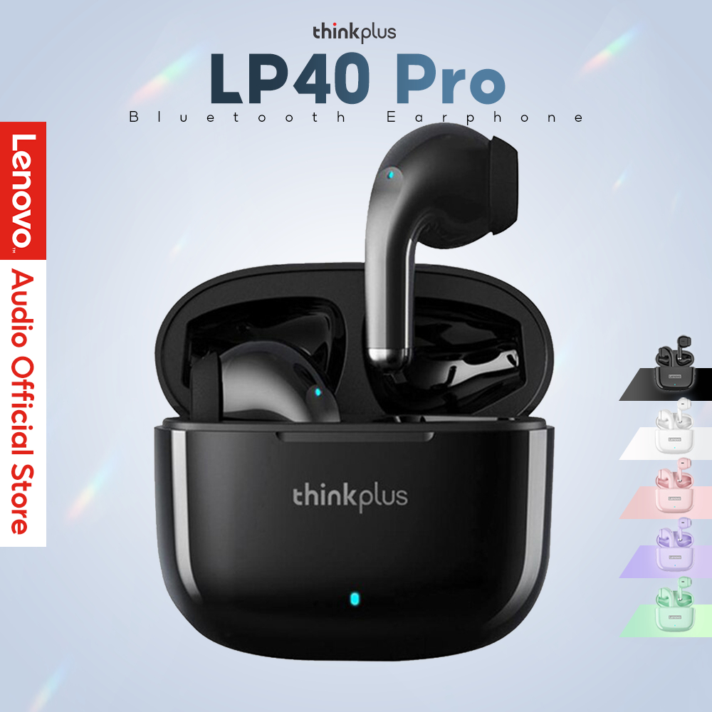 Tai nghe nhét tai không dây Lenovo LP40 Pro LP40 TWS bluetooth 5.0 5.1 HD tích hợp mi cờ rô chống nước IPX5 chống ồn