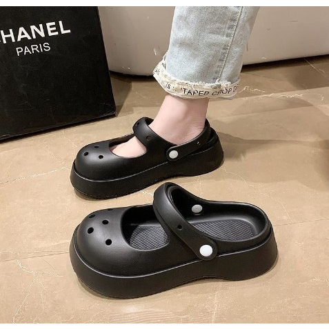 Dép mary jane Đế Mềm Chống Trượt Thoáng Khí Thoải Mái Dành Cho Nữ