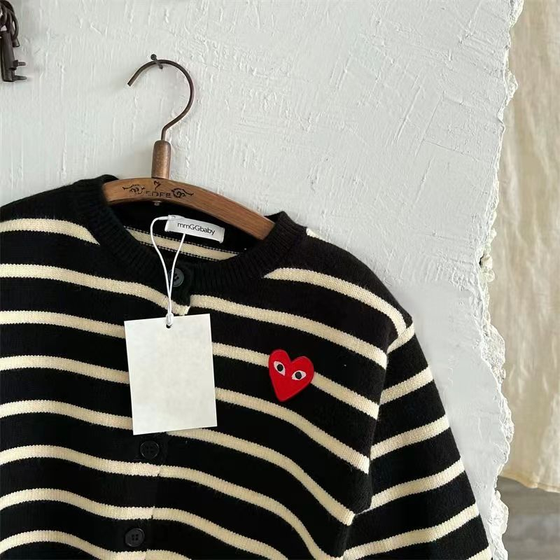 Áo Khoác cardigan Dệt Kim Phong Cách Hàn Quốc Thời Trang Mùa Thu Hàng Mới Dành Cho Trẻ Em