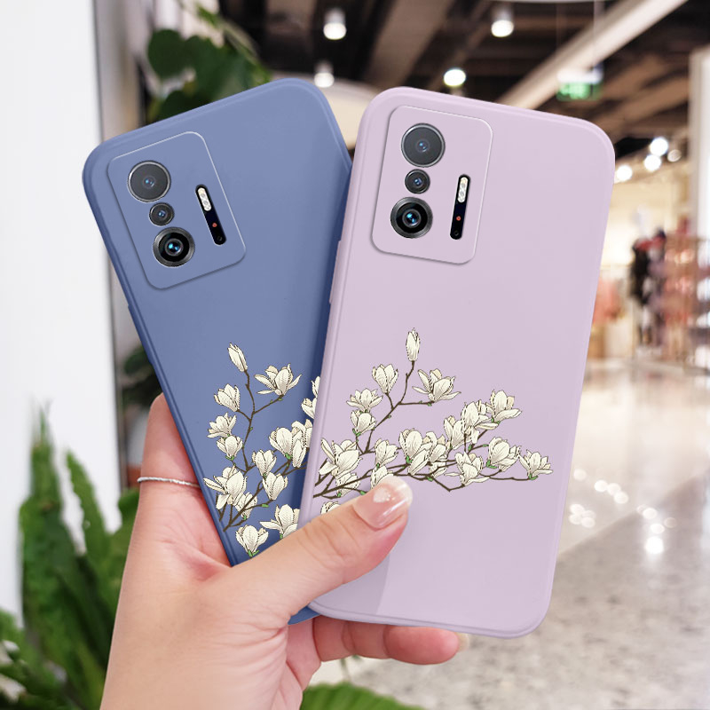 Ốp Điện Thoại Họa Tiết Hoa Lan Trắng Cho xiaomi mi 13t 12t 11t 10t pro lite mi 9t pro 5g