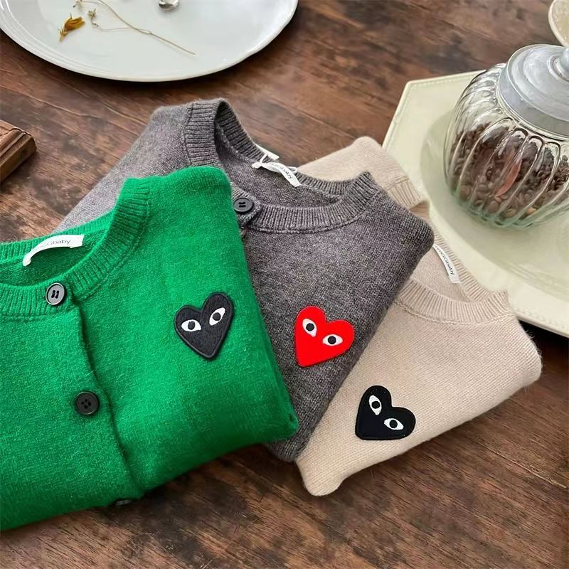 Áo Khoác cardigan Dệt Kim Phong Cách Hàn Quốc Thời Trang Mùa Thu Hàng Mới Dành Cho Trẻ Em