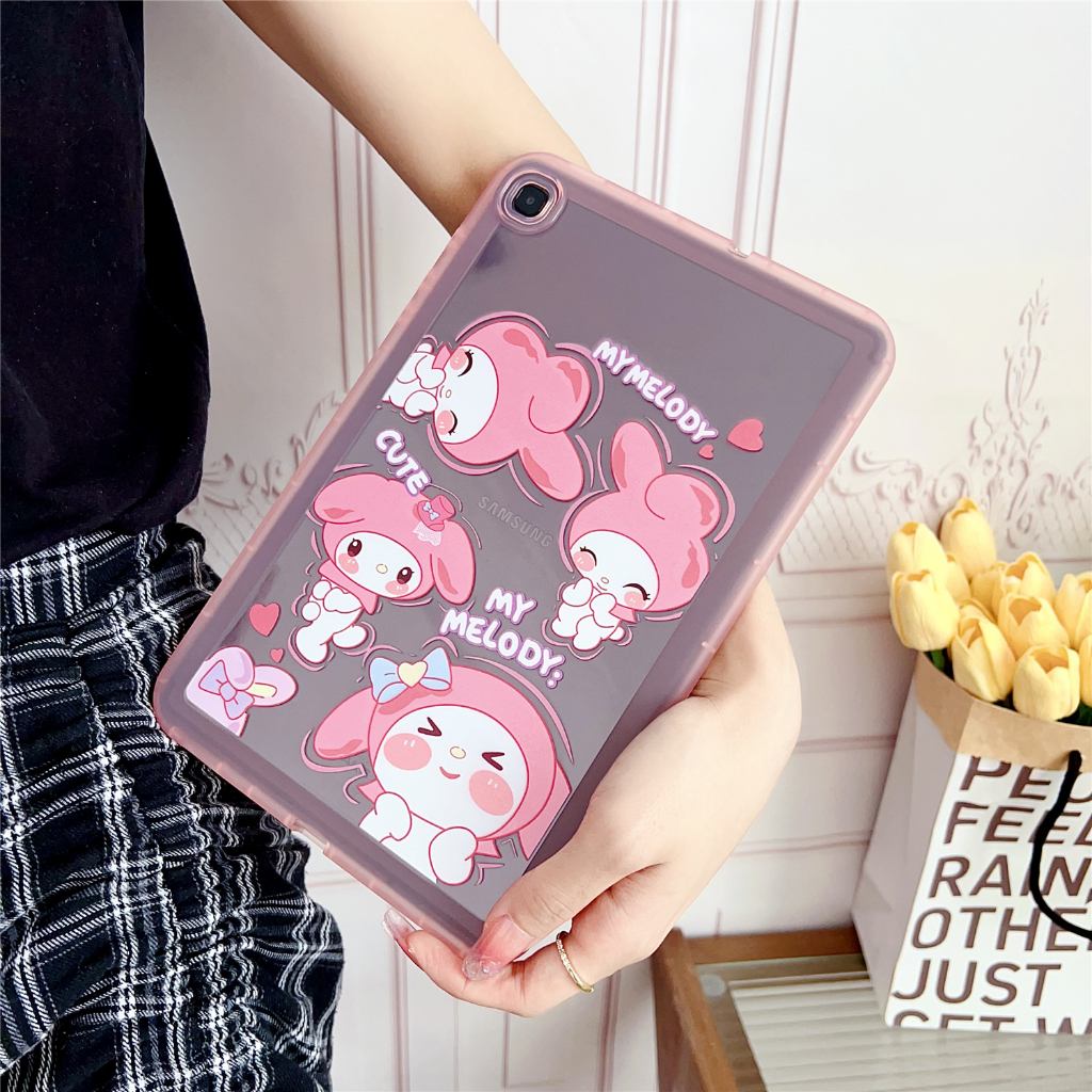 Case Máy dày mềm silicone Chất lượng cao dễ thương mẫu bìa Cho Samsung Galaxy Tab A8 A7 Lite 8.7" T225 T220 10.4 T509 T505 10.5" SM-X205 X200 X207 Tab A  SM-T295 T290