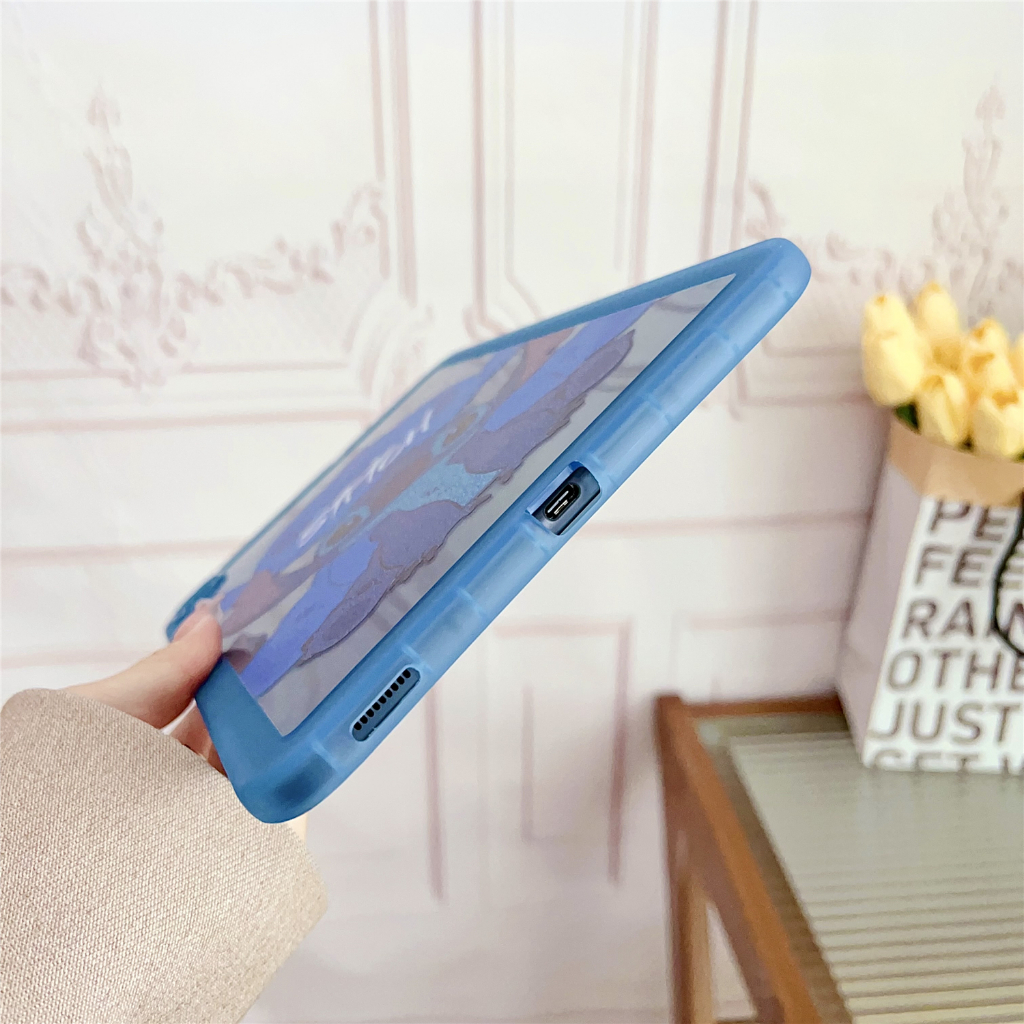 Case Máy dày mềm silicone Chất lượng cao dễ thương mẫu bìa Cho Samsung Galaxy Tab A8 A7 Lite 8.7" T225 T220 10.4 T509 T505 10.5" SM-X205 X200 X207 Tab A  SM-T295 T290