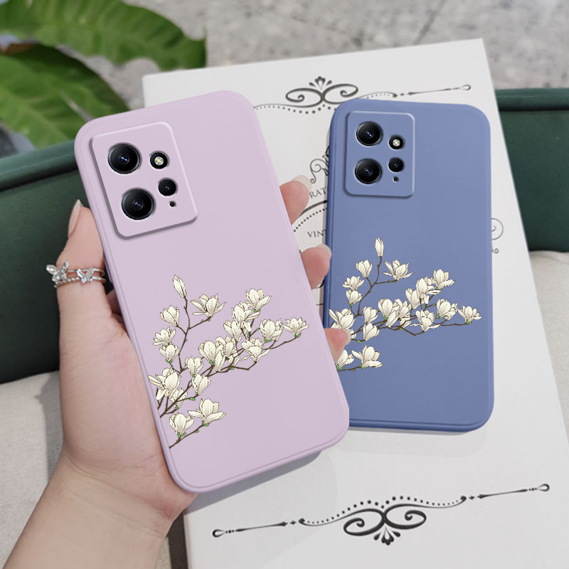 Ốp Điện Thoại Mềm Hình Hoa Lan Trắng Cho xiaomi redmi note 12s 12 pro plus 4g 5g pro