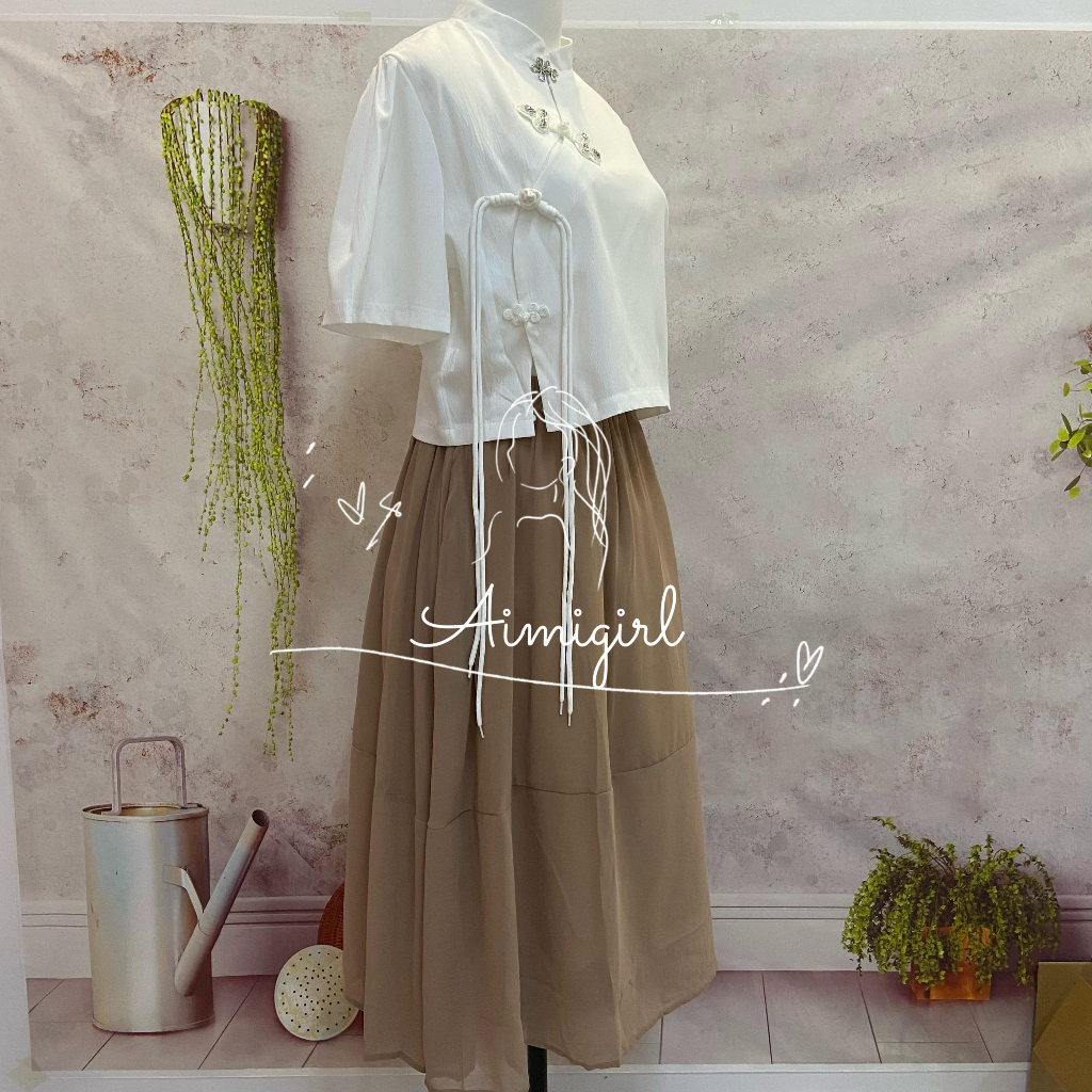 Đầm Sườn Xám Cách Tân Kiểu Dáng Mới Thời Trang Theo Phong Cách Trung Hoa Cho Nữ