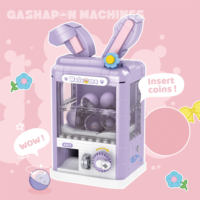 Đồ Chơi Lắp Ráp Hình Máy gashapon stellalou bricks Hoạt Hình Sáng Tạo Làm Quà Sinh Nhật Cho Bé Gái