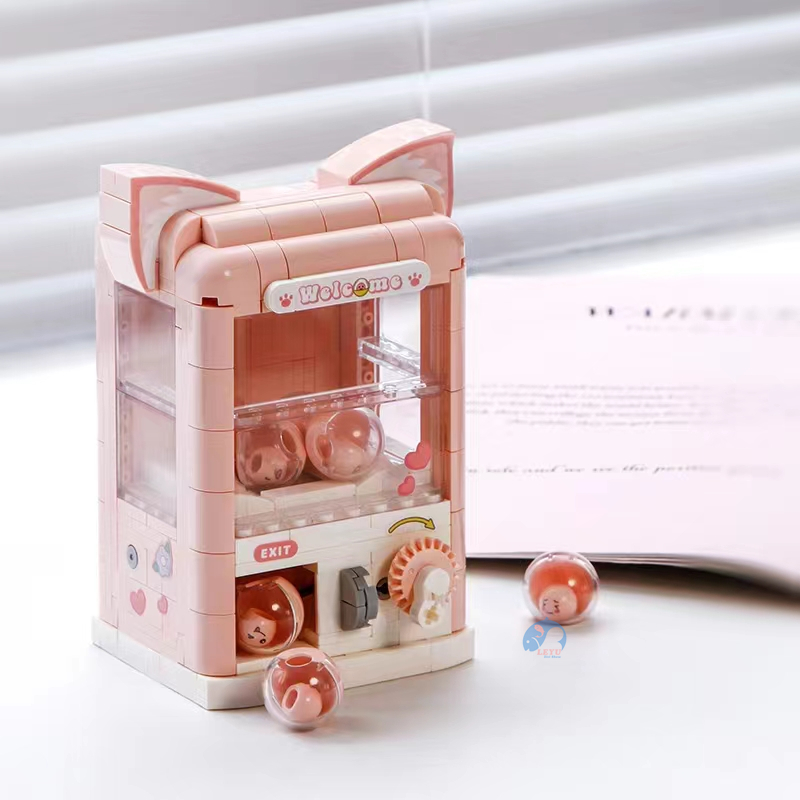 Đồ Chơi Lắp Ráp Hình Máy gashapon stellalou bricks Hoạt Hình Sáng Tạo Làm Quà Sinh Nhật Cho Bé Gái