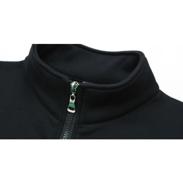 Áo Khoác Cổ Đứng Phối Màu Tương Phản Trẻ Trung Phong Cách Thu Đông Cho Nam