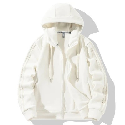 Áo Khoác Có Mũ Trùm Bằng Vải Bông Dày Dặn Ấm Áp Thoải Mái Dễ Phối Đồ Thời Trang Thu Đông Cho Nam