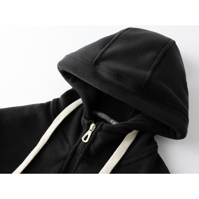 Áo Khoác Có Mũ Trùm Bằng Vải Bông Dày Dặn Ấm Áp Thoải Mái Dễ Phối Đồ Thời Trang Thu Đông Cho Nam