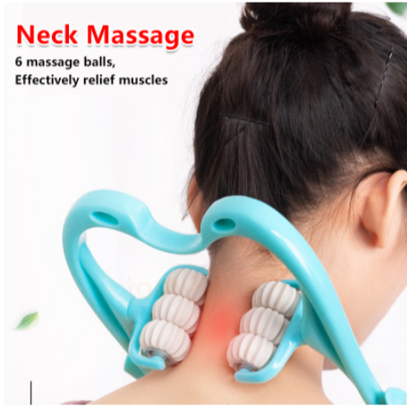 Cây Lăn Mát Xa Cổ Vai Và Cổ Giảm Đau Tiện Dụng ,Dụng Cụ Massage Vùng Cổ Vai Gáy Giúp Giảm Đau Hiệu Quả