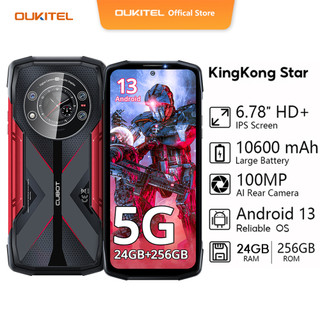 Cubot kingkong star 5g 24gb + 256gb 6,78 "màn hình 2k điện thoại thông minh chắc chắn