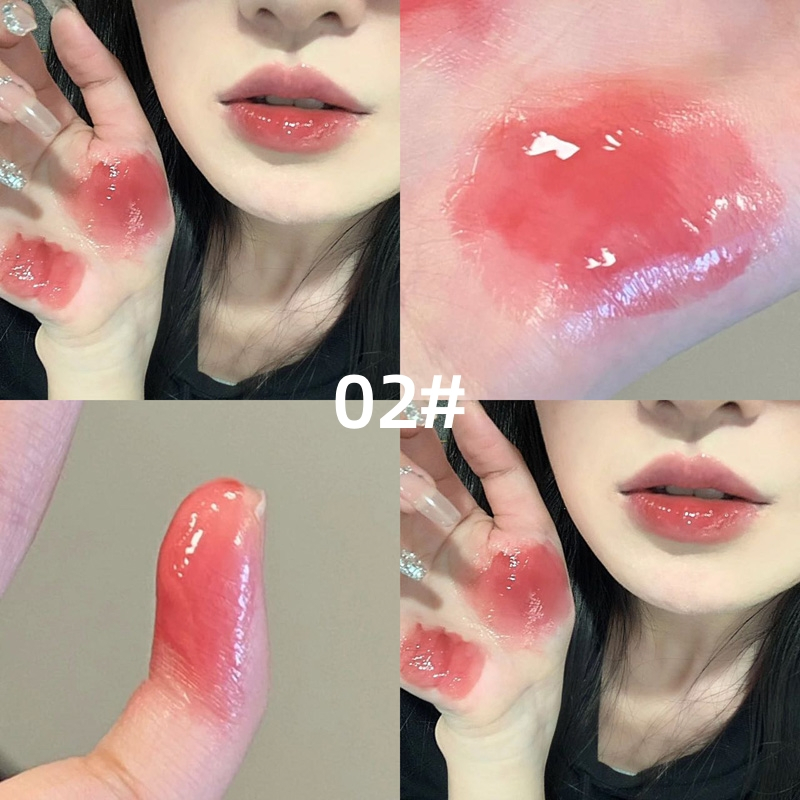 Minijumie Son Kem Bóng Hiệu Ứng Gương Không Thấm Nước Heorange Nuôi Dưỡng Môi Lâu Trôi Trọng Lượng