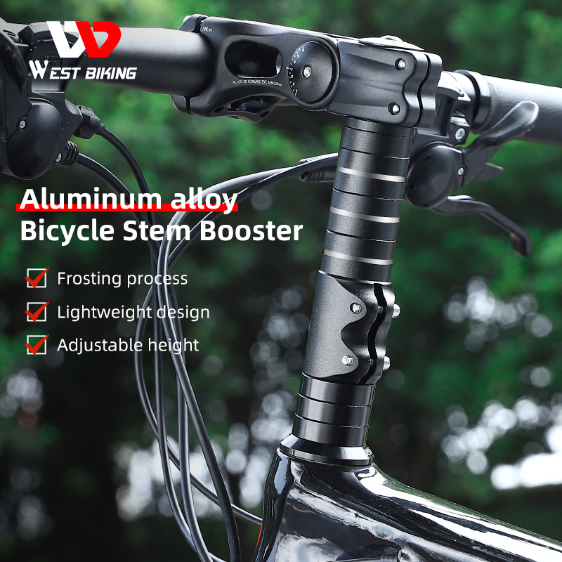 WEST BIKING Trục Nâng Ghi Đông Trước Xe Đạp Leo Núi Điều Chỉnh Được