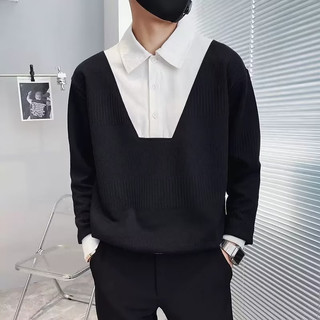 Áo sweater Dệt Kim Dáng Rộng Phong Cách Thời Trang Hàn Quốc Mới