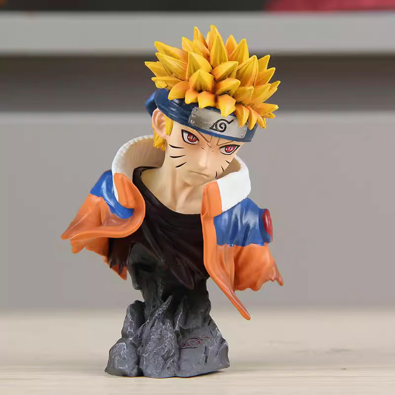 Mô Hình Nhân Vật uzumaki naruto Bằng pvc 10cm Để Bàn Trang Trí