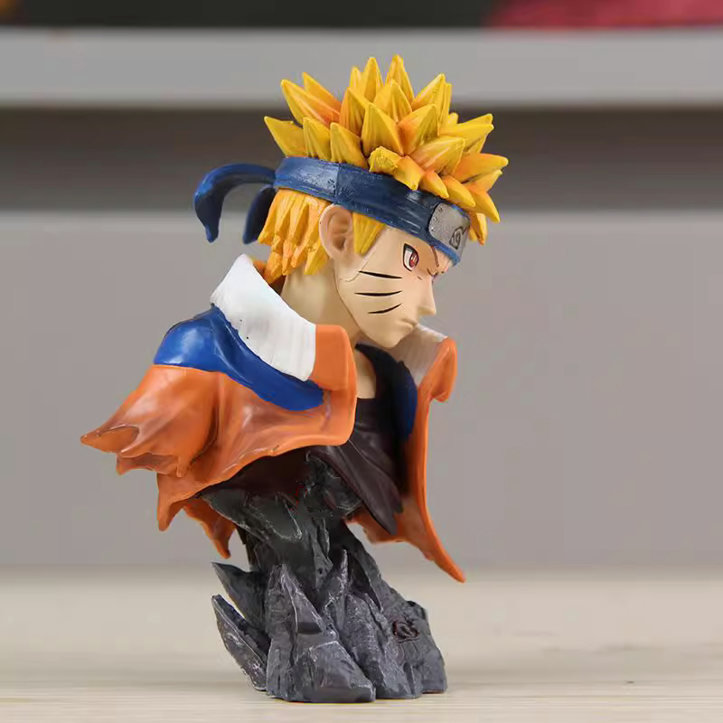 Mô Hình Nhân Vật uzumaki naruto Bằng pvc 10cm Để Bàn Trang Trí