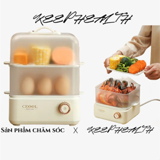 Máy Hấp Trứng Tự Động Hai Tầng Đa Năng Tiện Dụng Cho Gia Đình