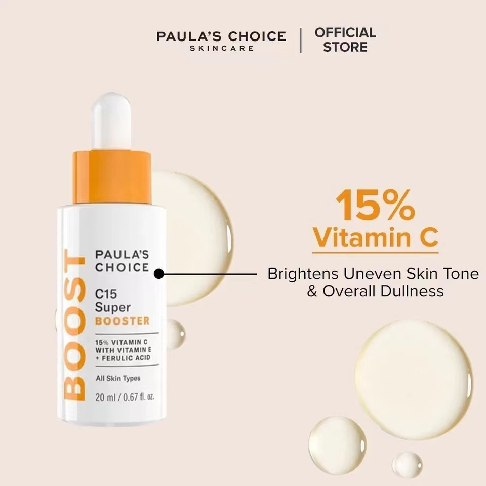 Serum Paula 'S choice c15 Chứa vitamin C Làm Sáng Da Chống Nếp Nhăn 20ml