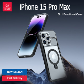 iPhone 15 pro max Case Xundd Ốp Điện Thoại xundd cyber series Có Vòng Đỡ Nam Châm Chống Rơi / Dấu Vân Tay Cho iPhone 15 pro max