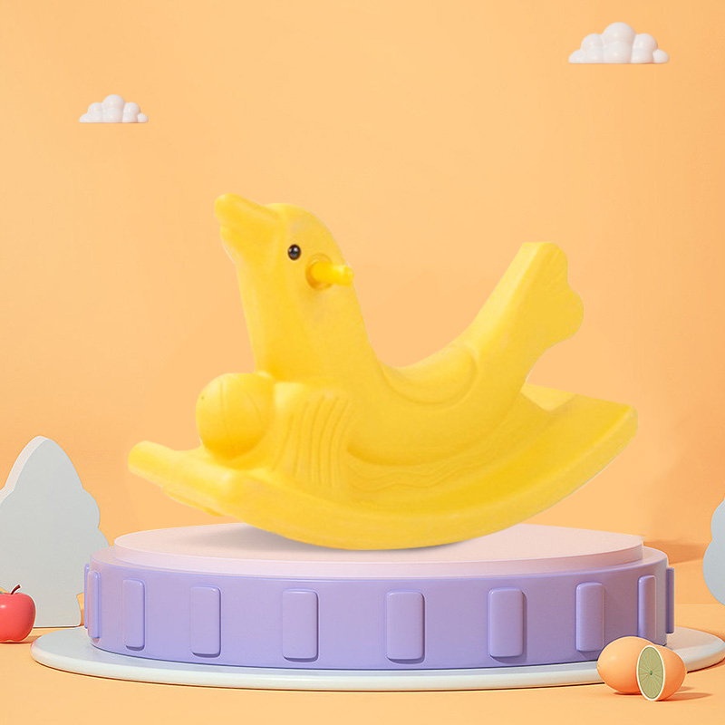 Đồ Chơi Ngựa Gỗ Bập Bênh Một Mảnh Cho Bé Mẫu Giáo