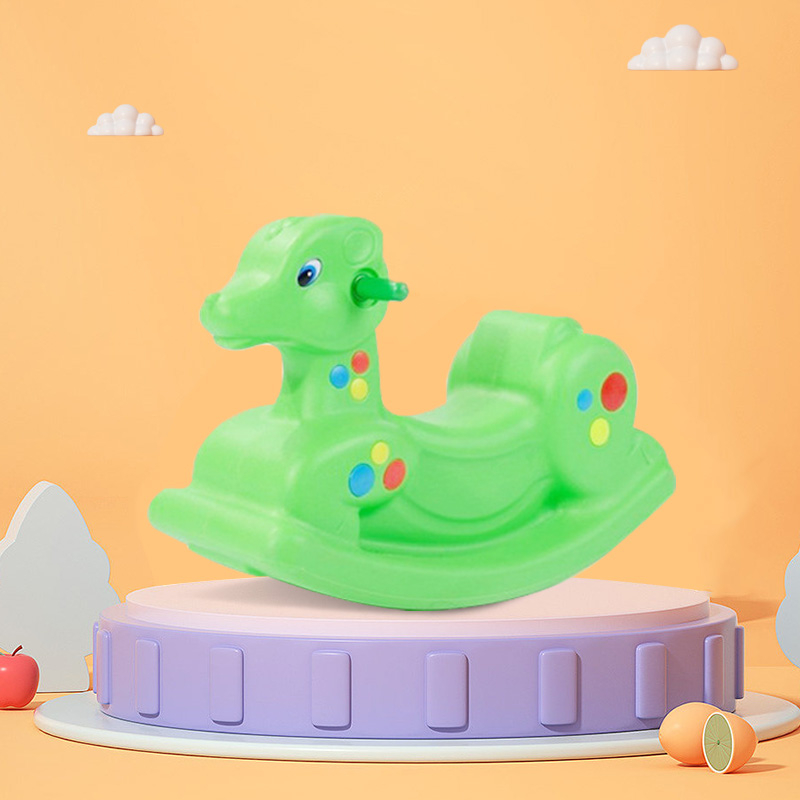 Đồ Chơi Ngựa Gỗ Bập Bênh Một Mảnh Cho Bé Mẫu Giáo