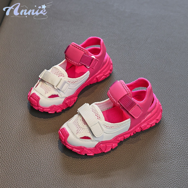 Annie Xăng đan Thể Thao Phối Lưới Thoáng Khí Thời Trang Mùa Hè Cho Bé Gái