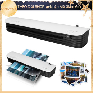 [Hàng HOT] Máy Ép Màng Nhựa A3 - Máy Ép Plastic 12.6 Inch nóng lạnh cho văn phòng trường học tại nhà【Carbon070 