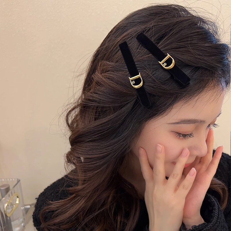 Thời Trang Kẹp Tóc Hình Hoa Trà Và Chữ Cái Phong Cách Hàn Quốc Ngọt Ngào Cho Nữ