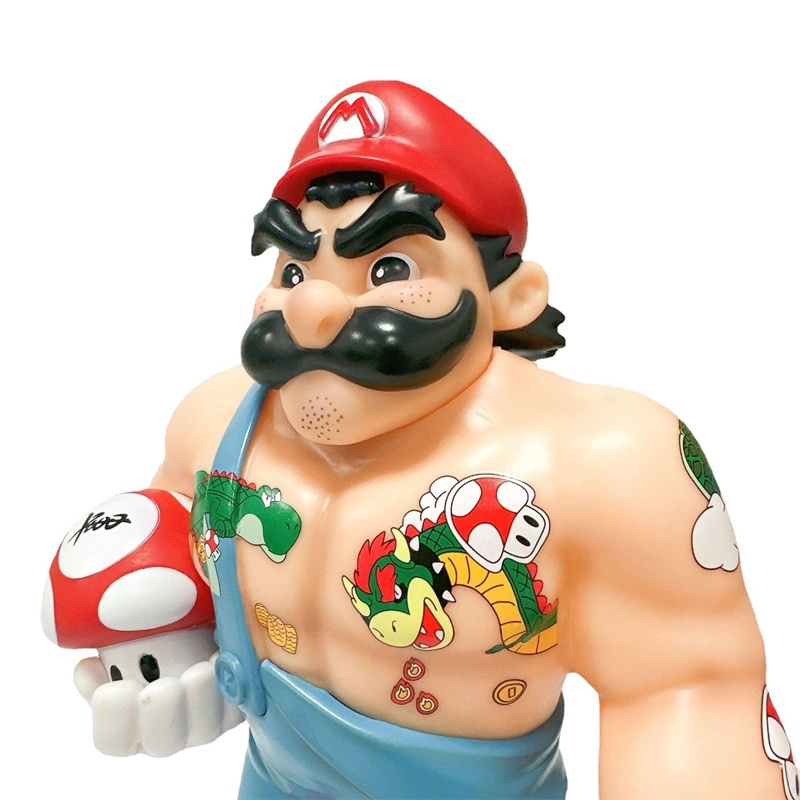 Nhân Vật nintendo super mario Kích Thước 20cm 20cm Mô Hình Nhân Vật yoshi bowser koopa Phim Game mario Bằng pvc Thời Trang