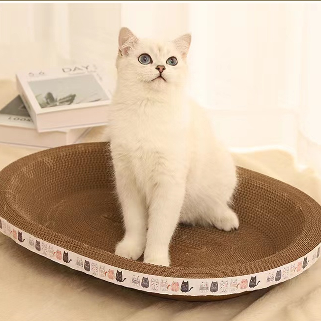 Bàn cào móng DORRIKEY hình tròn chất lượng cao cho mèo cưng