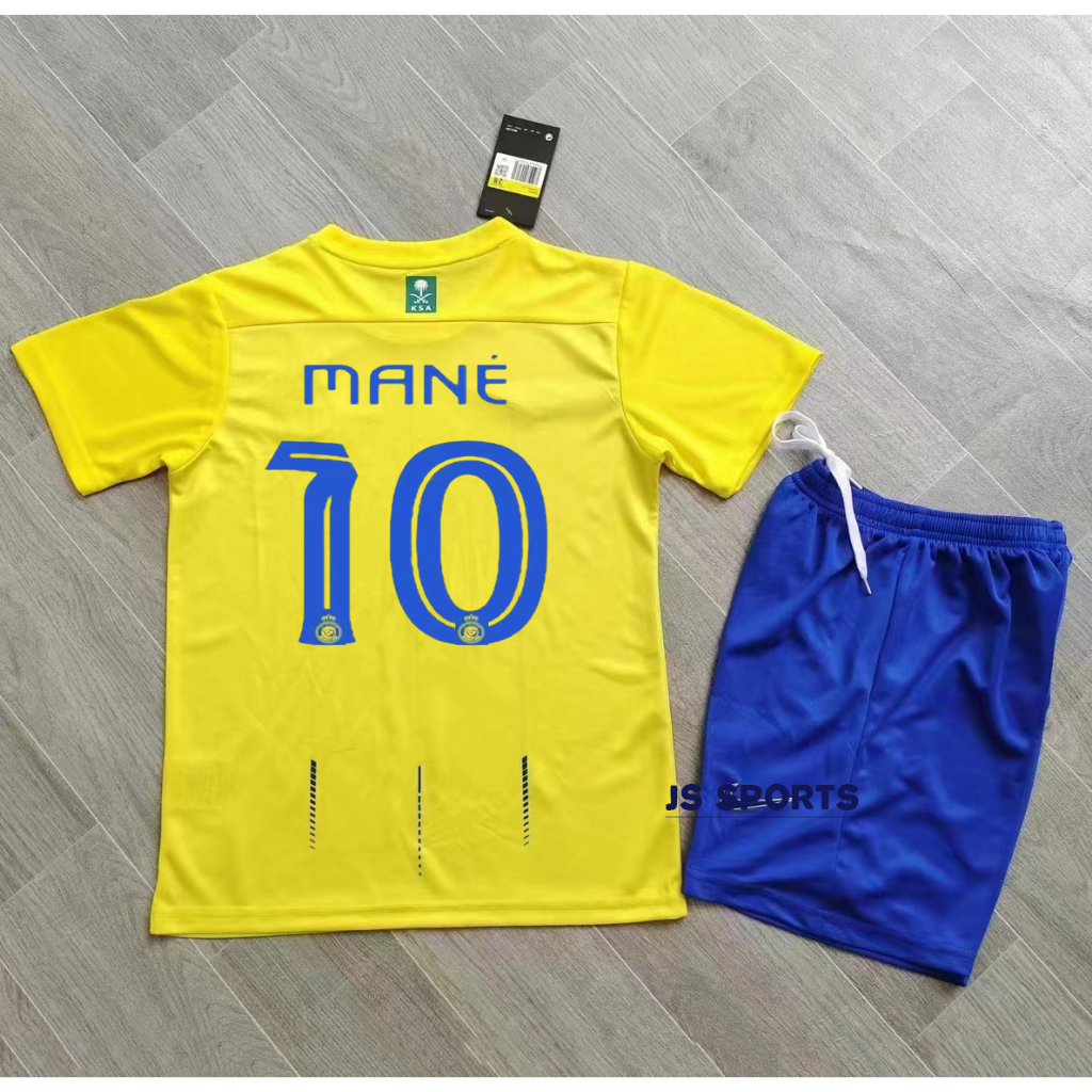 Áo Bóng Đá Trẻ Em 2023 / 24 al nassr / al-nassr 3-14 Tuổi Chất Lượng Cao