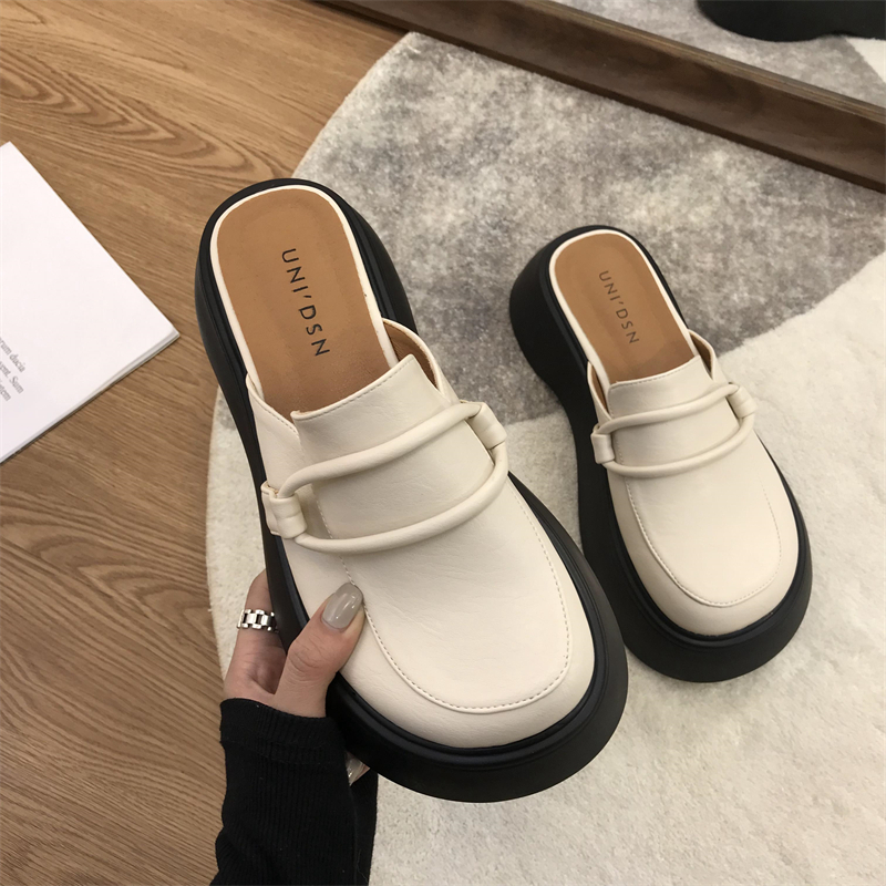 HONGXINJIE  dép sandal nữ dép đi biển dép đế cao Thoải Mái Xinh Xắn   Phong cách ins Đẹp Beautiful B20G07Y 37Z230910