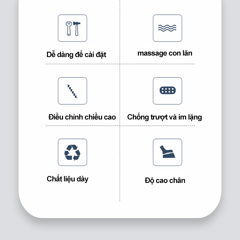 JAERSENT S03 Ghế Gác Chân Văn Phòng-có thể bập bênh công thái học Cải thiện tư thế ngồi, có thể massage，Ghế Gác Chân Văn Phòng