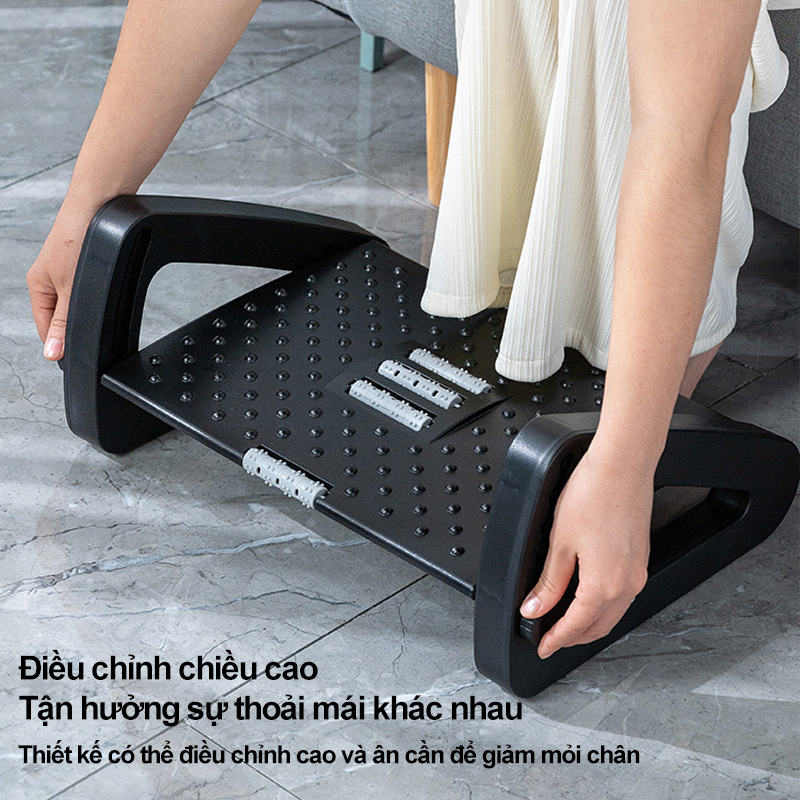 JAERSENT S03 Ghế Gác Chân Văn Phòng-có thể bập bênh công thái học Cải thiện tư thế ngồi, có thể massage，Ghế Gác Chân Văn Phòng